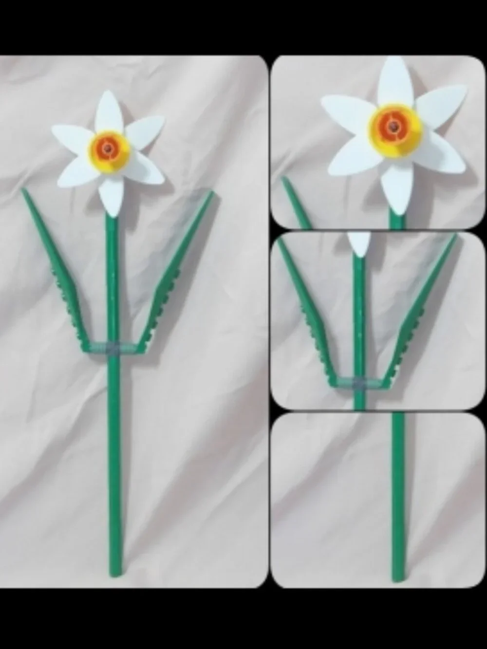 LEGO Botanical Flowers - 1 pcs Daffodil White - Individual Sale 40747 +Free Gift - Picture 2 of 5